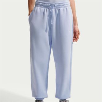 Nike Dames/Dames Fleece Joggers (Blauw)
