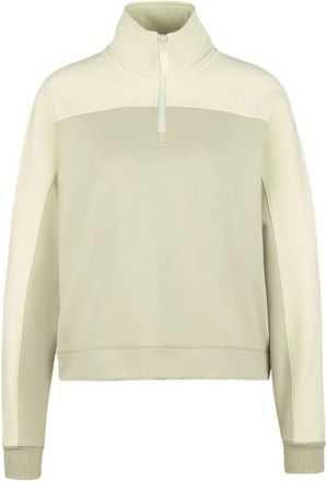 Stoic MerinoFleece335 MMXX. Lulea Half zip Merinopullover für Damen | beige