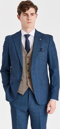 PAUL ANDREW 3 Piece Check Suit with Tweed Waistcoat