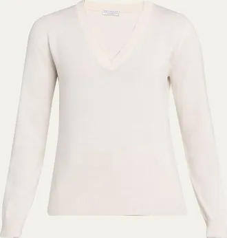 Brunello Cucinelli V-Neck Cashmere Sweater