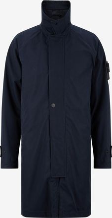Stone Island Mantel aus Baumwolle 710018 Weatherproof Canvas_Stone Island Gost