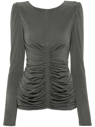 Givenchy Top con ruches - Grigio