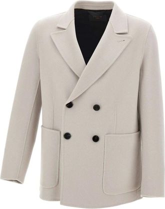 Paltò Jassen, Heren, Beige, M, Wol, Antonello DB Jacket