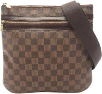 Louis Vuitton Pre-owned Pochette Bosphore - Dames - Vintage Schoudertas - Bruin - ONE Size - Leer - Vintage