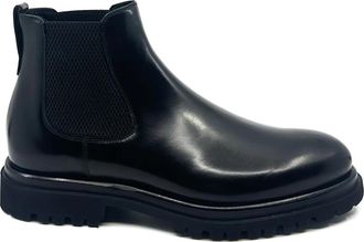 Franceschetti Chelsea Boots - Heren - Chelseaboots - Zwart - 42 EU - Leer - Schoenen