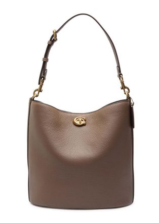 Coach Willow Grained Leather Bucket bag - Taupe - One Size