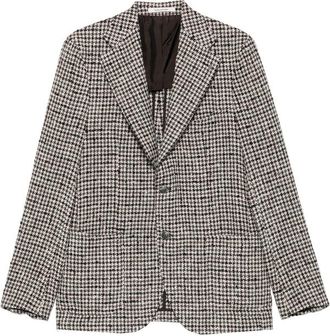 Tagliatore Houndstooth Single-breasted Jacket