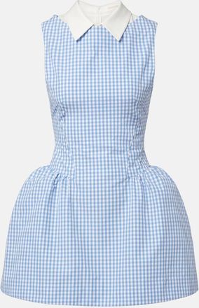 Shushu/Tong Gingham cotton minidress