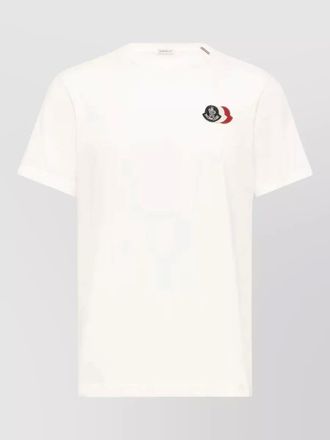 Moncler short sleeves crew neck cotton tshirt