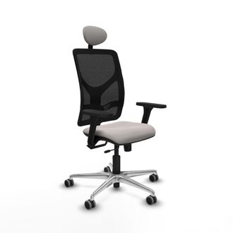 Piqueras y Crespo Silla De Oficina Piqueras Y Crespo Motilla Blanco Cuero Sint&eacute;tico Malla