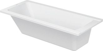 Duravit Duravit - Ba&ntilde;era D-code Rectangular 1600x700 Mm, Con Una Inclinaci&oacute;n Dorsal, De Acr&iacute;lico Sanitario, Blanco
