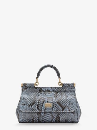 Dolce & Gabbana Borsa a mano Sicily mini in pitone lucido - DOLCE & GABBANA - gender_Woman
