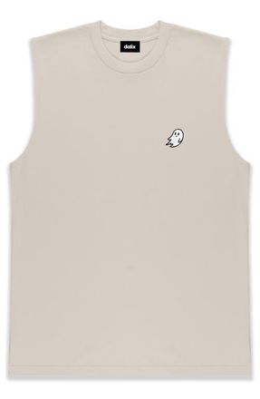 Dalix Ghost Midweight Jersey Tank in Bone at Nordstrom, Size Xx-Large