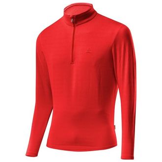 LOEFFLER Midlayer Transtex Fleecepullover f&uuml;r Herren | rot