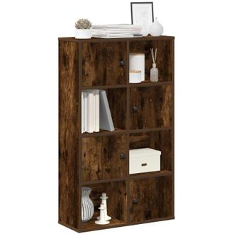 vidaXL Vidaxl - Libreria Rovere Fumo 60x24x101,5 cm in Legno Multistrato