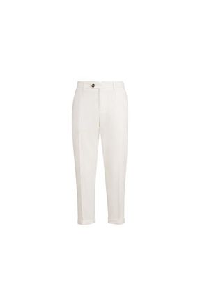 Brunello Cucinelli Comfort gabardine trousers in Snow at Nordstrom, Size 58 It