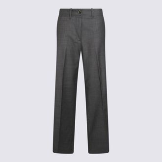 Nine In The Morning Grey Wool Pants