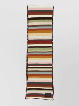 Paul Smith wool striped scarf