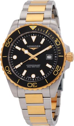 Longines Hydroconquest Quartz Black Dial Unisex Watch L3.769.3.56.7