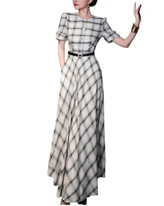 Burryco White Maxi Dress