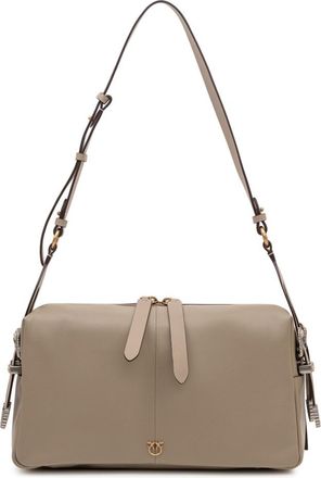 Pinko Taupe Keeper Medium Shoulder Bag