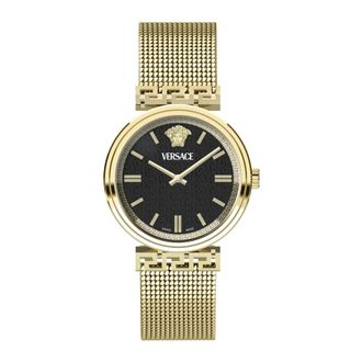 Versace Horloges - Dames - Horloges - Geel - ONE Size - Accessoires