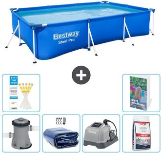 Bestway Piscina Bestway Steel Pro Rectangular - 300x201x66 Cm - 7-piezas S329