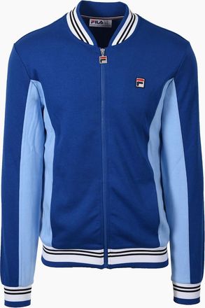 Fila Mens FILA SETTANTA TRACK JACKET LIMOGES/WHITE/NAVY - Blue - Size: 38