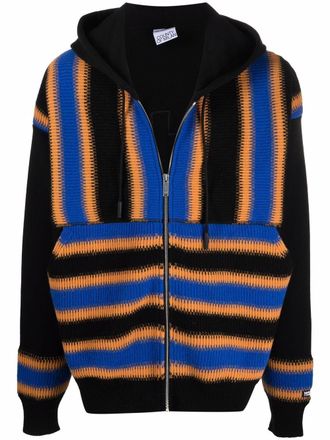 Marcelo Burlon Hoodie met rits - Zwart