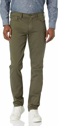Paige Mens Federal Slim Fit Straight Leg Eco Twill Pant In Laurel Oak