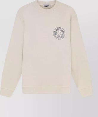 Stone Island cotton logo-print sweatshirt