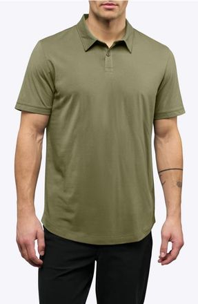 Cuts Trim Fit Cotton Blend Polo in Capers at Nordstrom, Size Xx-Large