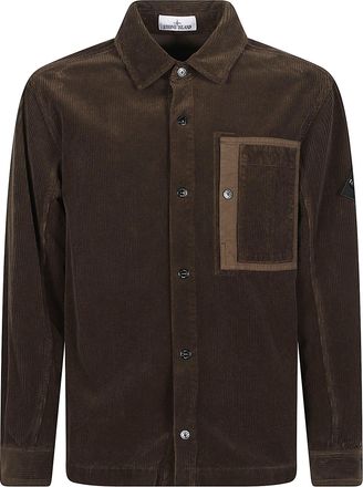 Stone Island Corduroy-Look Cotton Overshirt