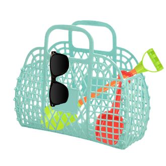 Generic Jelly Bag - PP Reusable Tote Handbag For Women & Girls | Trendy Beach, Summer Concert & Wedding Purse