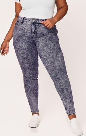Slink Jeans Ankle Skinny Jeans in Misty at Nordstrom, Size 14W