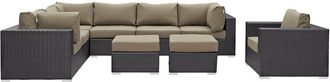 ModWay Convene 9-Piece Outdoor Patio Sectional Set
