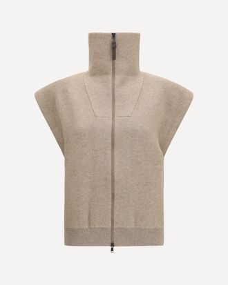 Brunello Cucinelli High-neck zip Cardigan Female L