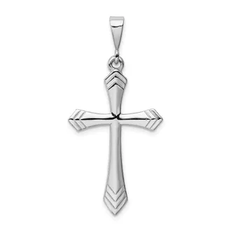 Diamond2Deal 14k Gold Passion Cross Pendant