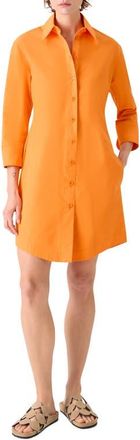 Akris Button-Up Shirtdress in Orange at Nordstrom, Size 12