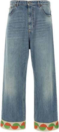 Valentino Garavani Heren, Jeans, Blauw, Maat: W34 Denim