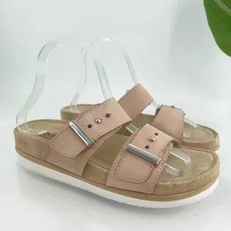 Earth Womens Canyon Ruby Slide Sandals In Blush