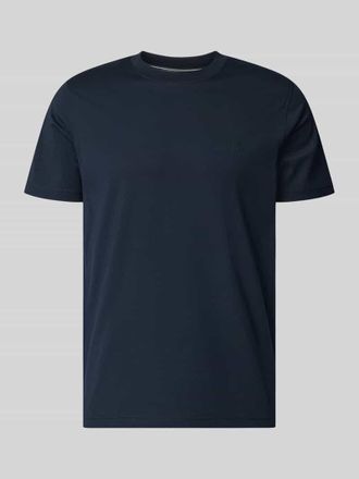 Lerros T-Shirt mit Rundhalsausschnitt und Logo-Print in Marine, Gr&ouml;&szlig;e XXXL