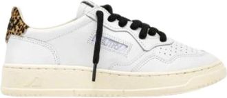 Autry Medalist Low - Dames - Sneakers - Wit - 39 EU - Katoen - Schoenen