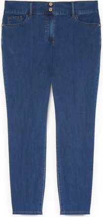 Fiorella Rubino Skinny Jeans - Dames - Skinny Jeans - Blauw - 4XL - Katoen - Jeans