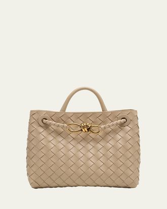Bottega Veneta Andiamo Small Leather Top-Handle Bag