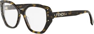 Fendi Brillen - Dames - Brillen - Bruin - 54 MM - Accessoires