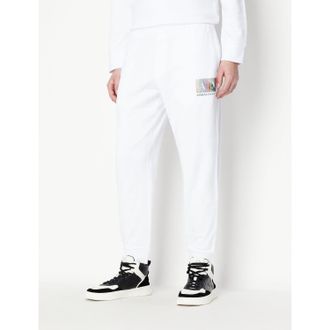 A|X Armani Exchange Mens Trousers in White Cotton - Size X-Large