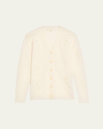 LoveShackFancy Brynnella Cashmere Cardigan