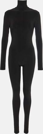 Norma Kamali Open-back jersey catsuit