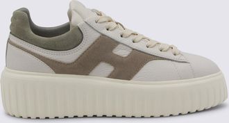 Hogan Sneakers Bianco/Tortora/Verde-Donna